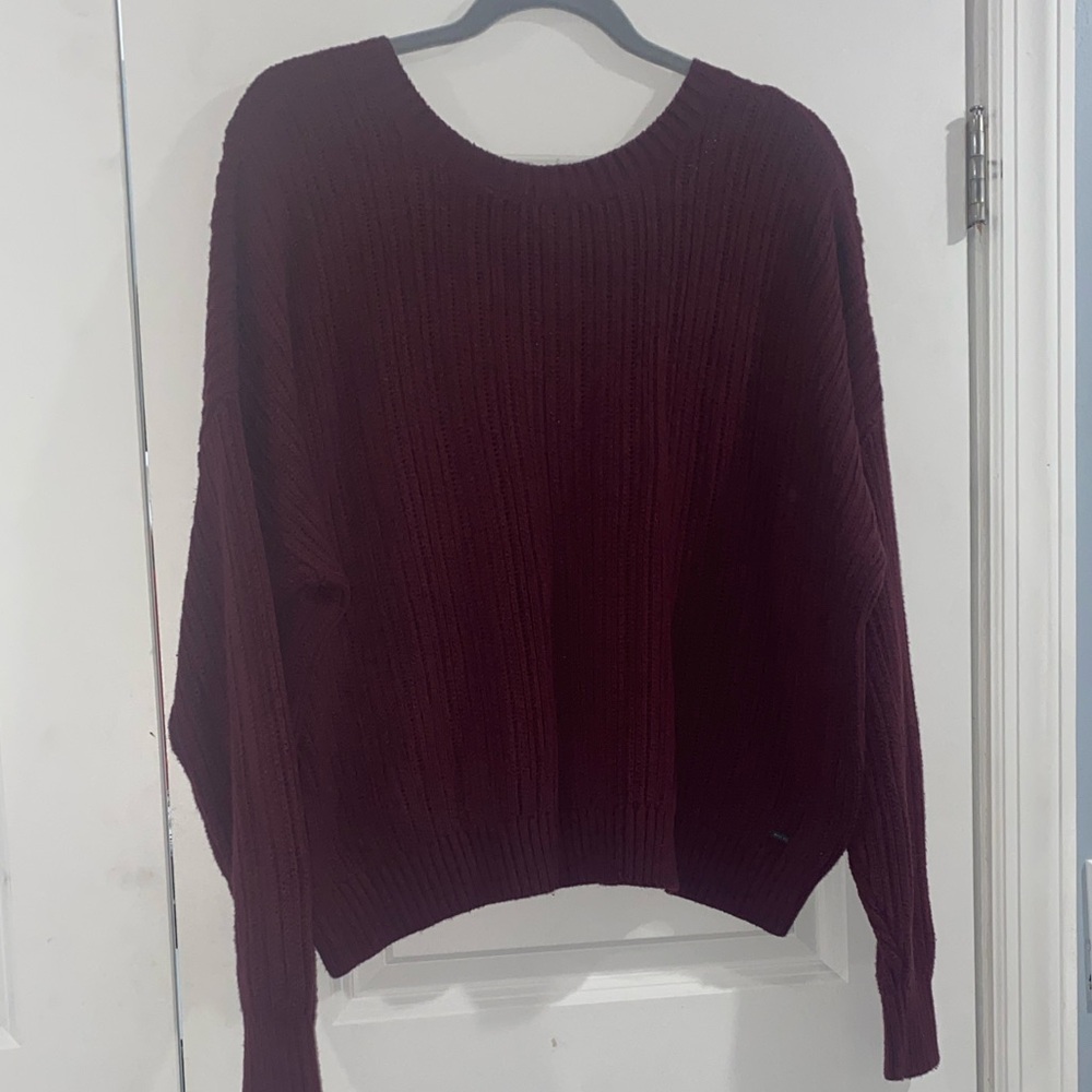 Hollister Open Back Knit Sweater
